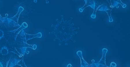 COVID-19 virus magnified